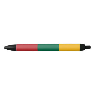 Stylo Noir Drapeau de Lituanie
