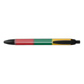 Stylo Noir Drapeau de Lituanie (Dos)