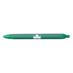 Stylo Noir Drapeau de Macao
