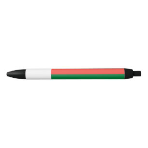 Stylo Noir Drapeau de Madagascar