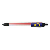 Stylo Noir Drapeau de Malaisie (Bas)