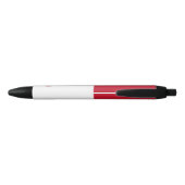 Stylo Noir Drapeau de Malte (Dos)