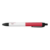 Stylo Noir Drapeau de Malte (Bas)