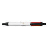 Stylo Noir Drapeau de Mari El (Dos)