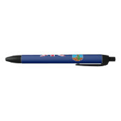 Stylo Noir Drapeau de Montserrat (Bas)