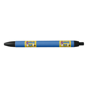 Stylo Noir Drapeau de Philadelphie, Pennsylvanie Black Ink Pe