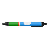 Stylo Noir Drapeau de Sakha (Bas)