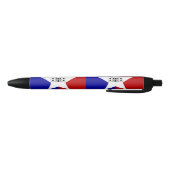 Stylo Noir Drapeau de San Antonio, Texas Black Ink Pen (Bas)