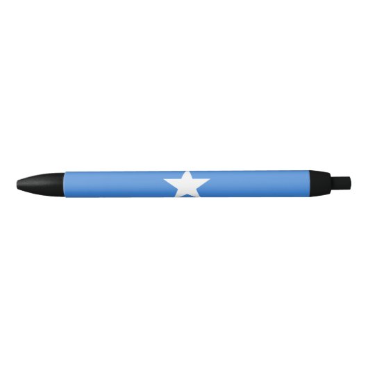 Stylo Noir Drapeau de Somalie (Devant)