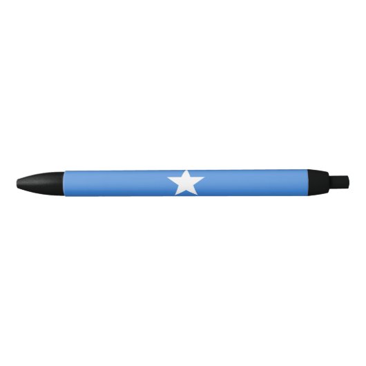 Stylo Noir Drapeau de Somalie (Devant)