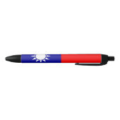 Stylo Noir Drapeau de Taïwan (Bas)