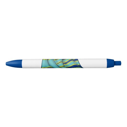 Stylo Noir Drapeau Deafflag / Sumainflag (Devant)