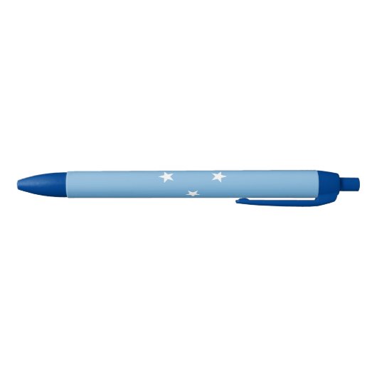 Stylo Noir Drapeau des États fédérés de Micronésie (Bas)