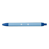 Stylo Noir Drapeau des États fédérés de Micronésie (Devant)