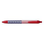 Stylo Noir Drapeau des États-Unis (Dos)