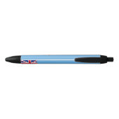 Stylo Noir Drapeau des Fidji (Dos)