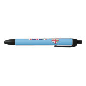Stylo Noir Drapeau des Fidji (Bas)