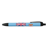 Stylo Noir Drapeau des Fidji (Haut)