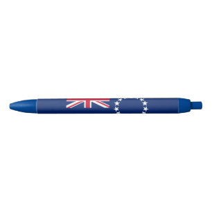 Stylo Noir Drapeau des îles Cook
