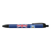 Stylo Noir Drapeau des îles Falkland (Haut)