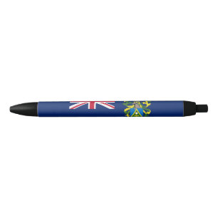 Stylo Noir Drapeau des îles Pitcairn