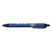 Stylo Noir Drapeau des îles Pitcairn (Bas)