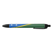 Stylo Noir Drapeau des Îles Salomon (Bas)