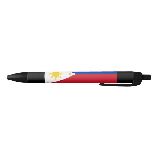 Stylo Noir Drapeau des Philippines (Bas)