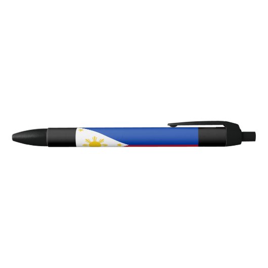 Stylo Noir Drapeau des Philippines (Haut)