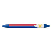 Stylo Noir Drapeau des Philippines (Devant)