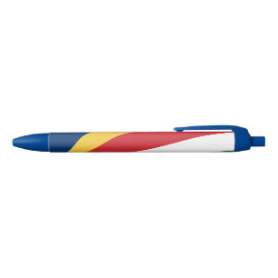 Stylo Noir Drapeau des Seychelles