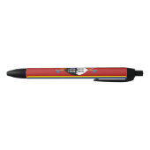 Stylo Noir Drapeau d'Eswatini (Bas)