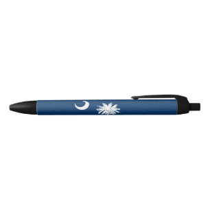 Stylo Noir Drapeau d'État de Caroline du Sud