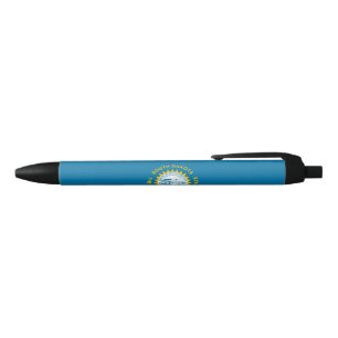 Stylo Noir Drapeau d'État du Dakota du Sud