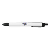 Stylo Noir Drapeau d'État du Massachusetts (Bas)