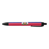 Stylo Noir Drapeau d'Haïti (Bas)