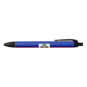 Stylo Noir Drapeau d'Haïti (Haut)