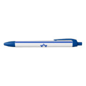 Stylo Noir Drapeau d'Israël (Haut)