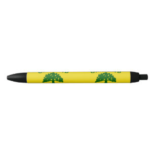 Stylo Noir Drapeau d'Oakland, Californie