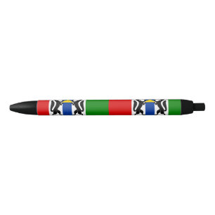Stylo Noir Drapeau d'oblast de Novosibirsk