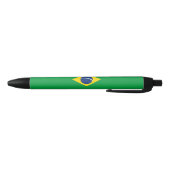 Stylo Noir Drapeau du Brésil (Bas)