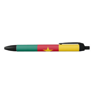 Stylo Noir Drapeau du Cameroun