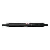 Stylo Noir Drapeau du Canada (Dos)