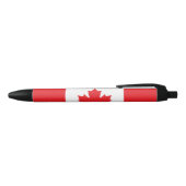 Stylo Noir Drapeau du Canada (Haut)