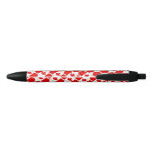 Stylo Noir Drapeau du Canada patriotique (Dos)