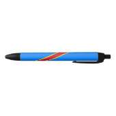 Stylo Noir Drapeau du Congo Kinshasa (Bas)