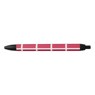 Stylo Noir Drapeau du Danemark