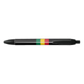 Stylo Noir Drapeau du Ghana (Dos)