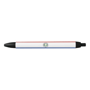 Stylo Noir drapeau du Paraguay