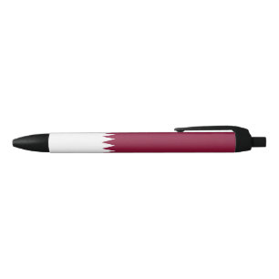 Stylo Noir Drapeau du Qatar